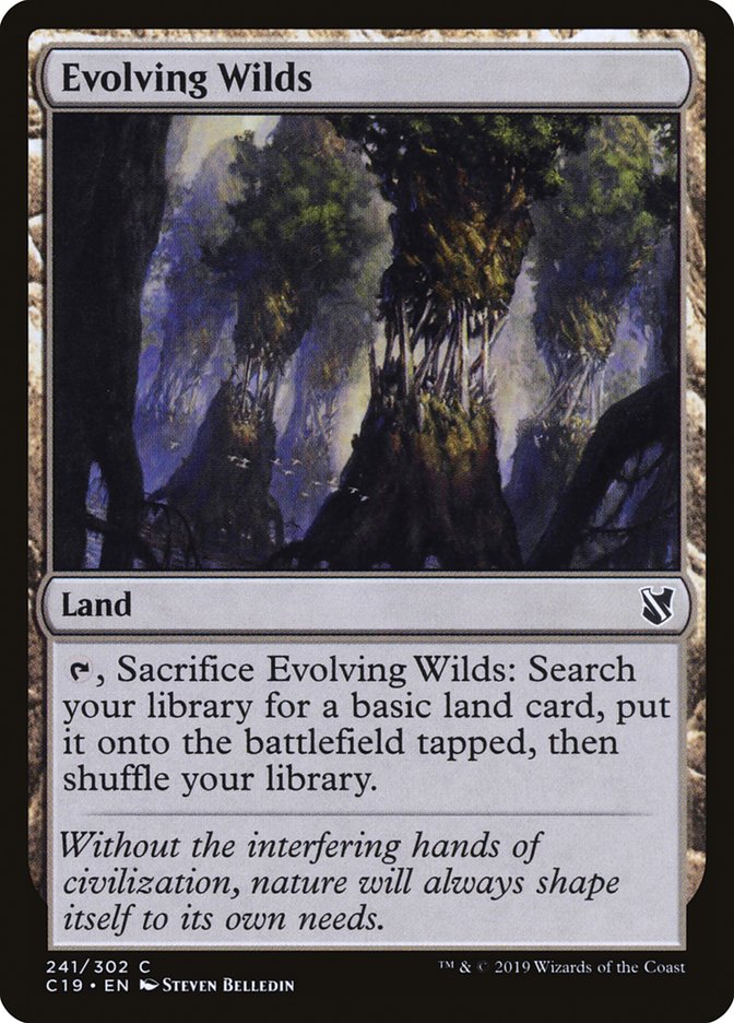 Evolving Wilds [Commander 2019] | Kessel Run Games Inc. 