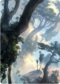 Forest 1 Art Card [Zendikar Rising Art Series] | Kessel Run Games Inc. 