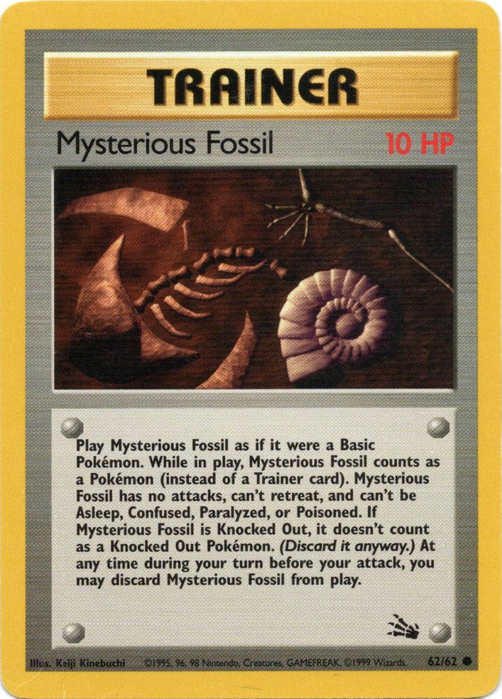 Mysterious Fossil (62/62) [Fossil Unlimited] | Kessel Run Games Inc. 