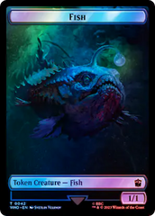 Fish // Mark of the Rani Double-Sided Token (Surge Foil) [Doctor Who Tokens] | Kessel Run Games Inc. 
