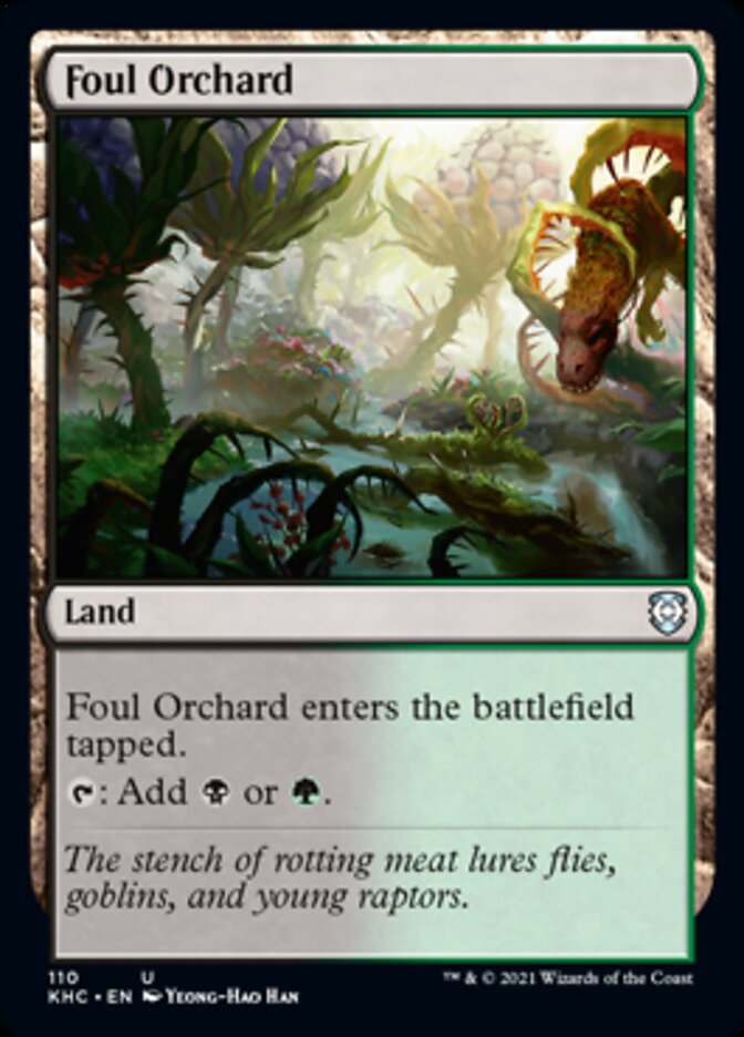 Foul Orchard [Kaldheim Commander] | Kessel Run Games Inc. 