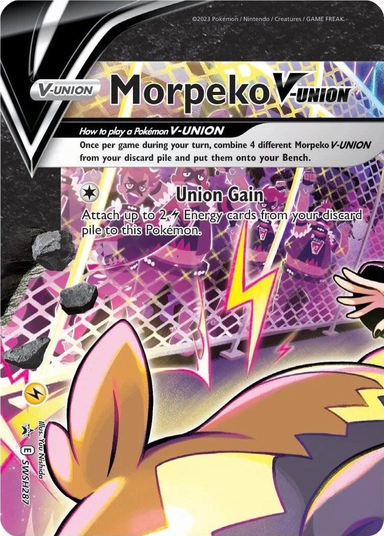 Morpeko V-Union (SWSH287) [Sword & Shield: Black Star Promos] | Kessel Run Games Inc. 
