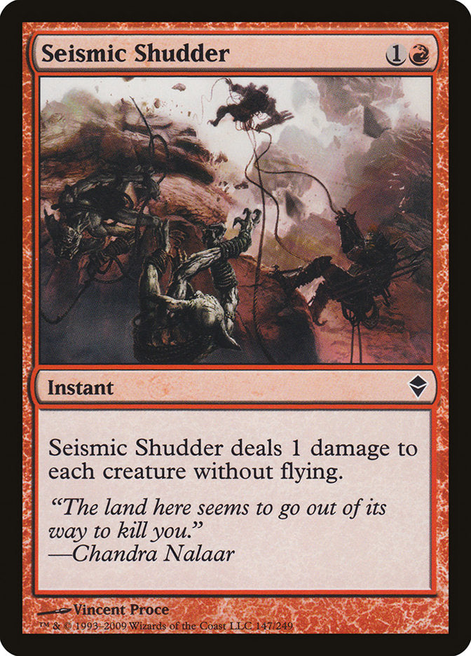 Seismic Shudder [Zendikar] | Kessel Run Games Inc. 