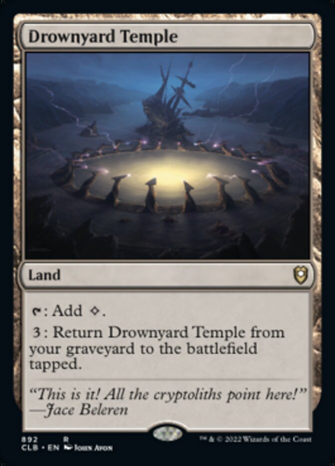 Drownyard Temple [Commander Legends: Battle for Baldur's Gate] | Kessel Run Games Inc. 