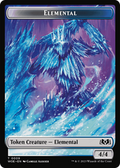 Elemental // Food (0010) Double-Sided Token [Wilds of Eldraine Tokens] | Kessel Run Games Inc. 