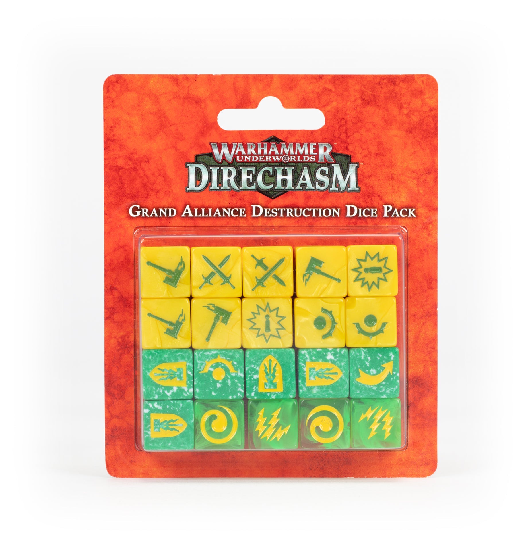 Warhammer Underworlds: Direchasm Grand Alliance Destruction Dice Pack | Kessel Run Games Inc. 