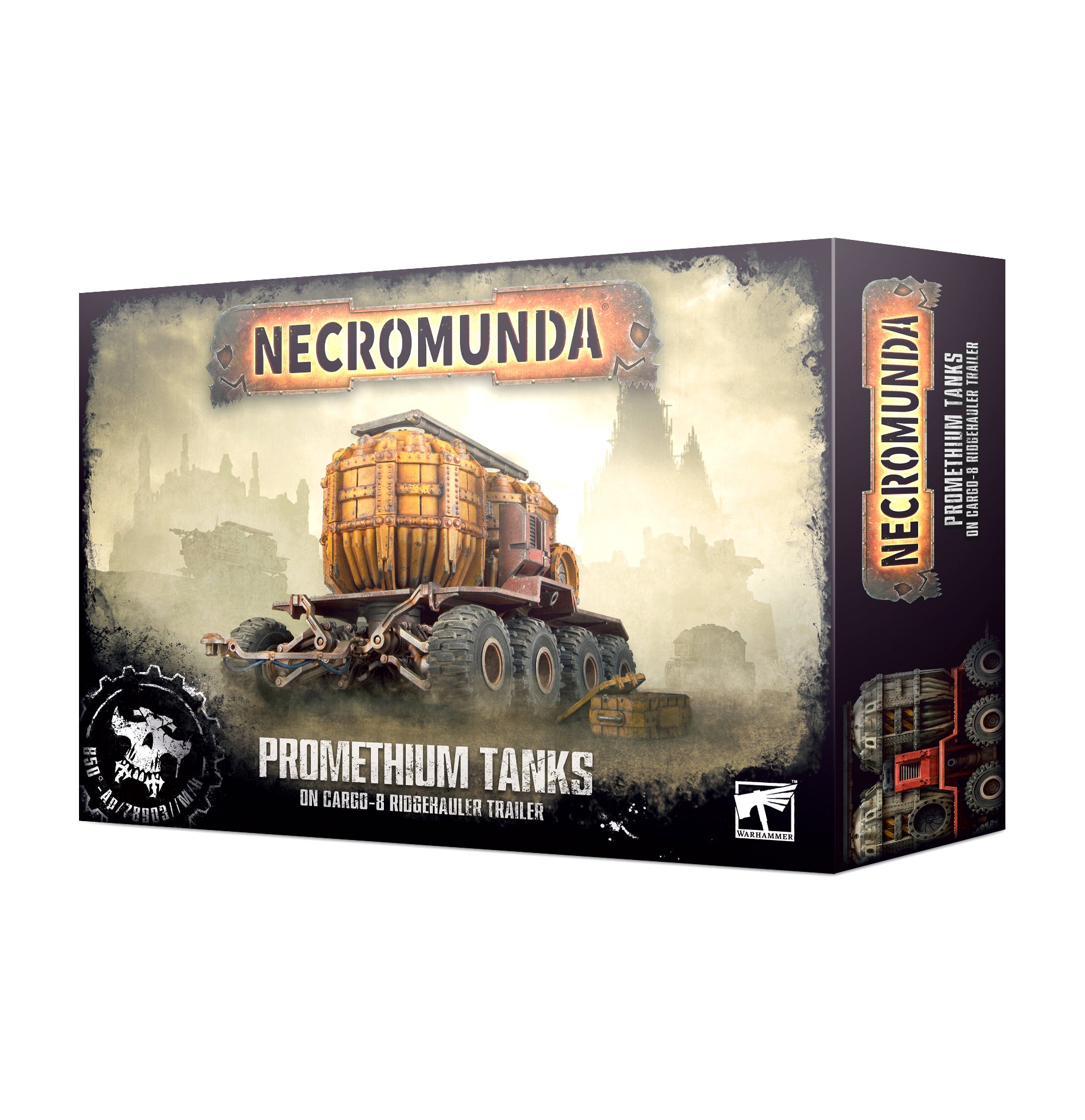 Necromunda: Promethium Tanks on Cargo-8 Trailer | Kessel Run Games Inc. 