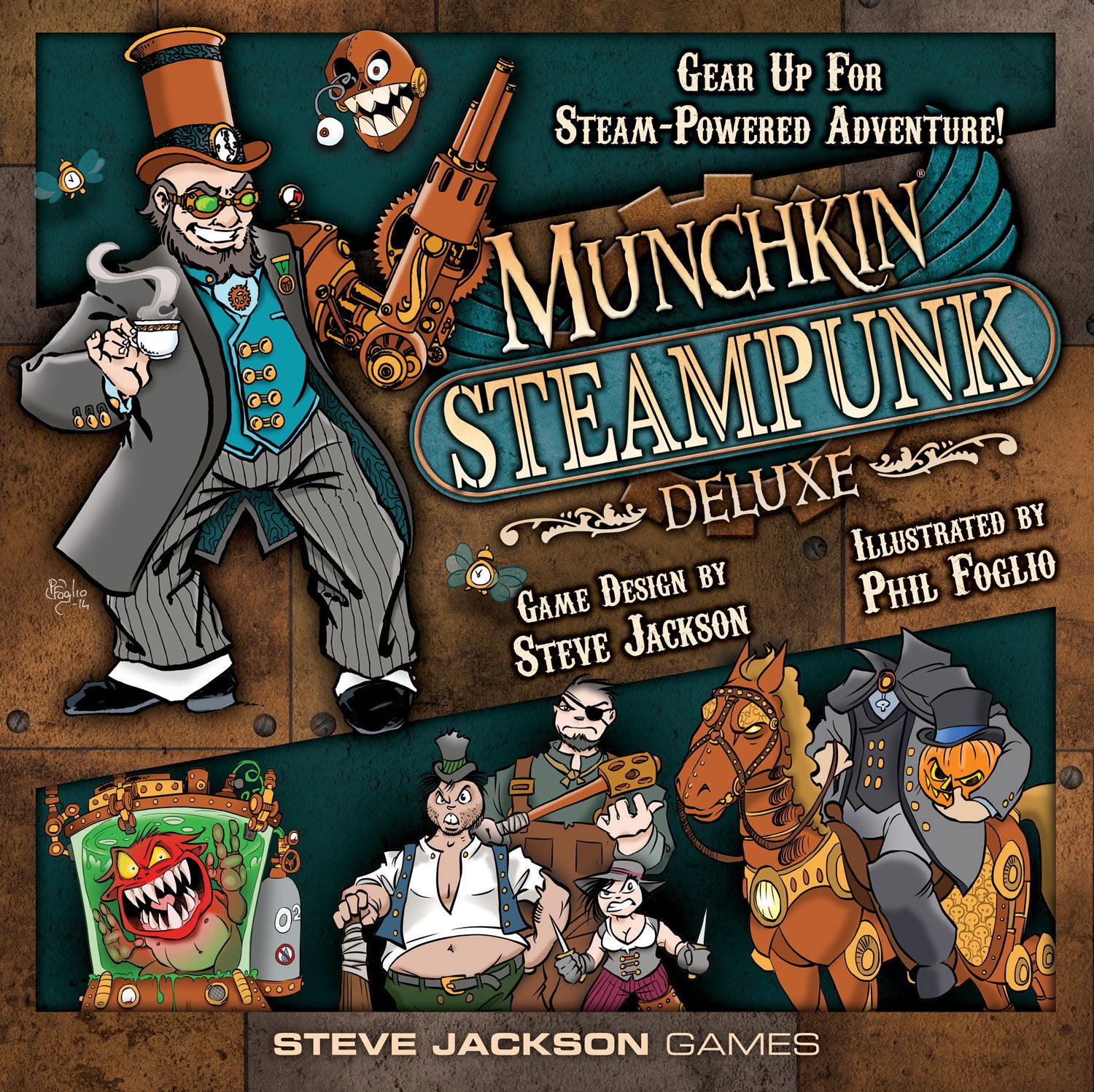 Munchkin Steampunk Deluxe | Kessel Run Games Inc. 
