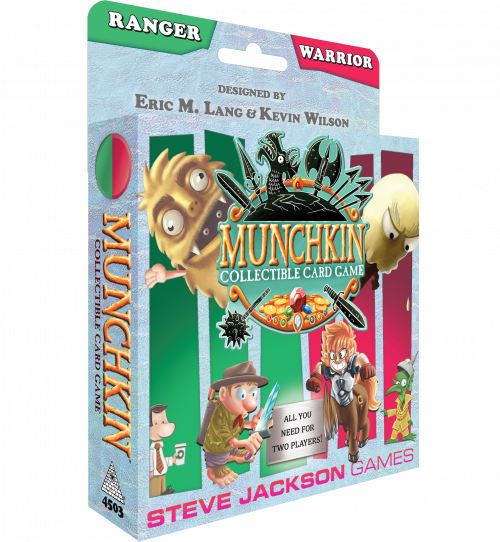 Munchkin Collectible Card Game Ranger & Warrior Starter Set | Kessel Run Games Inc. 