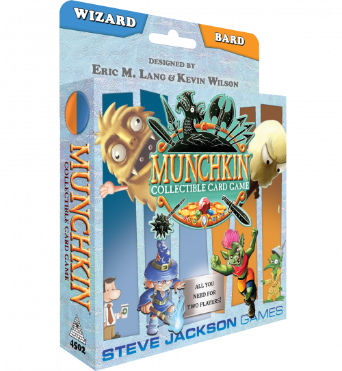 Munchkin Collectible Card Game Wizard & Bard Starter Set | Kessel Run Games Inc. 