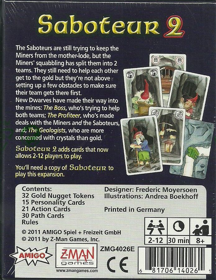 Saboteur 2 | Kessel Run Games Inc. 
