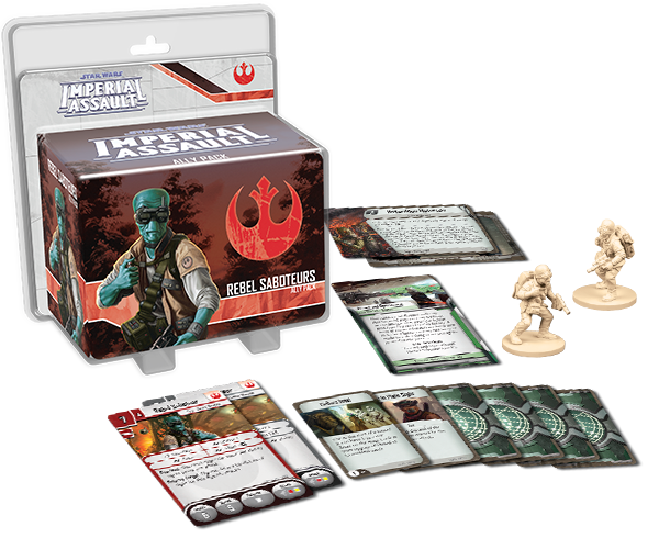 Star Wars: Imperial Assault – Rebel Saboteurs Ally Pack | Kessel Run Games Inc. 