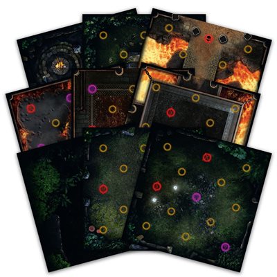 Dark Souls: The Board Game: Wave 2: Darkroot Basin & Iron Keep Tiles | Kessel Run Games Inc. 