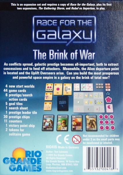 Race for the Galaxy: The Brink of War | Kessel Run Games Inc. 