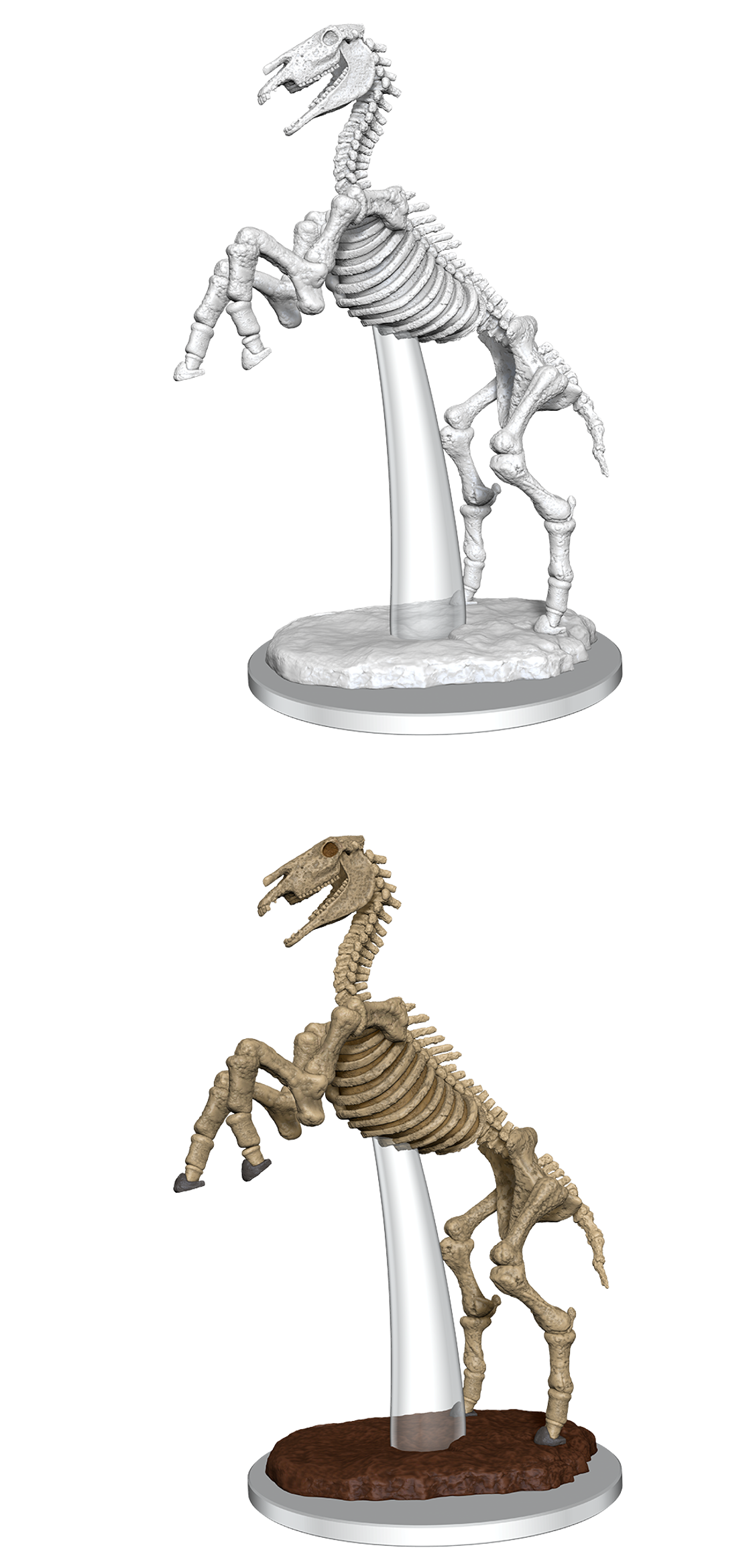 Pathfinder Unpainted Minis: Skeletal Horse | Kessel Run Games Inc. 