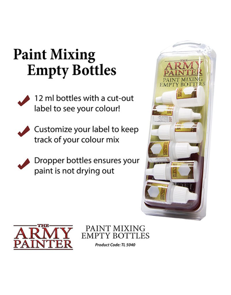 Army Painter: Paint Mixing Bottles | Kessel Run Games Inc. 